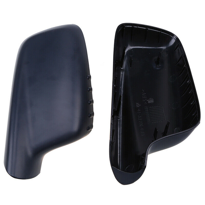 Pair Rear View Mirror Cover For BMW E46 E65 E66 E67 750i 750Li 2002-2008
