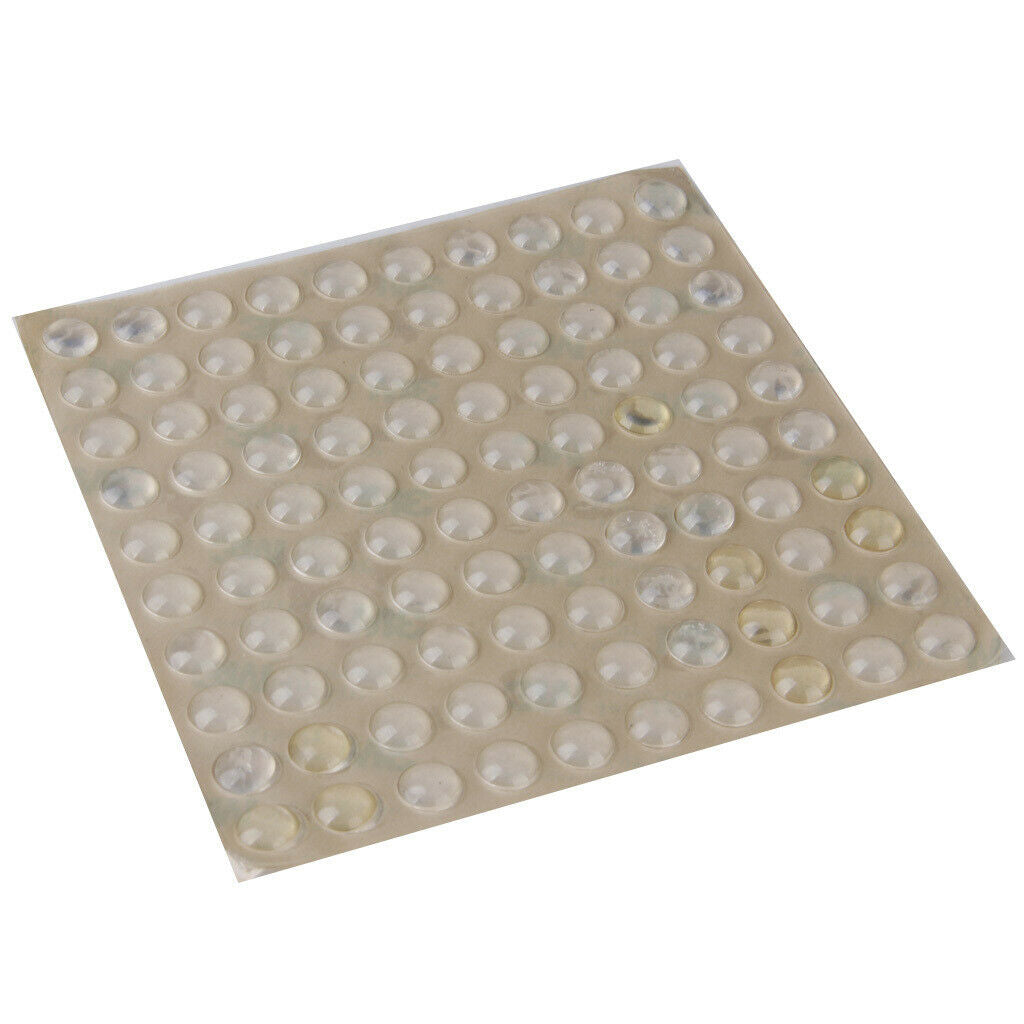 100pcs Self-Adhesive Silicone Feet Clear Bumpers Door Furniture Pad Cushion