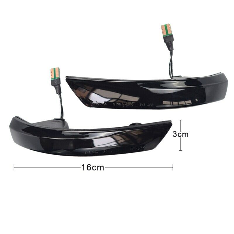 2 Pcs Dynamic LED Turn Signal Light Rearview Mirror Indicator Blinker for FordG4