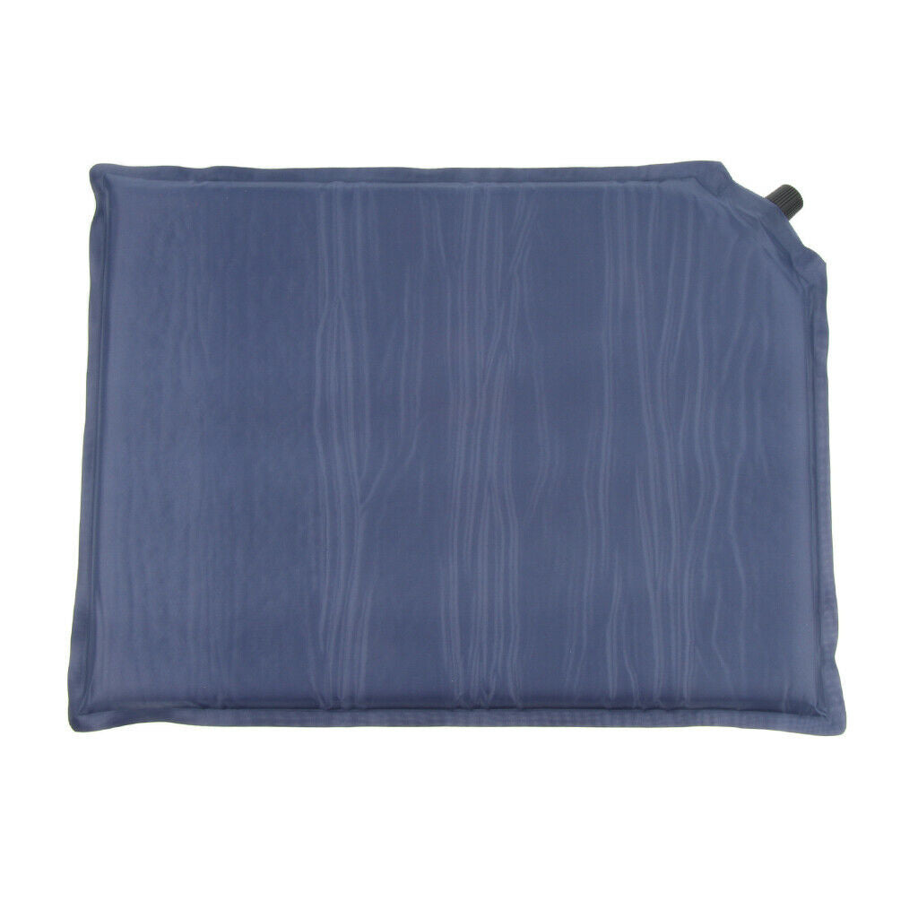 2Pcs Outdoors Self-Inflating Stadium Seat Cushion, Inflatable Polyester Pongee