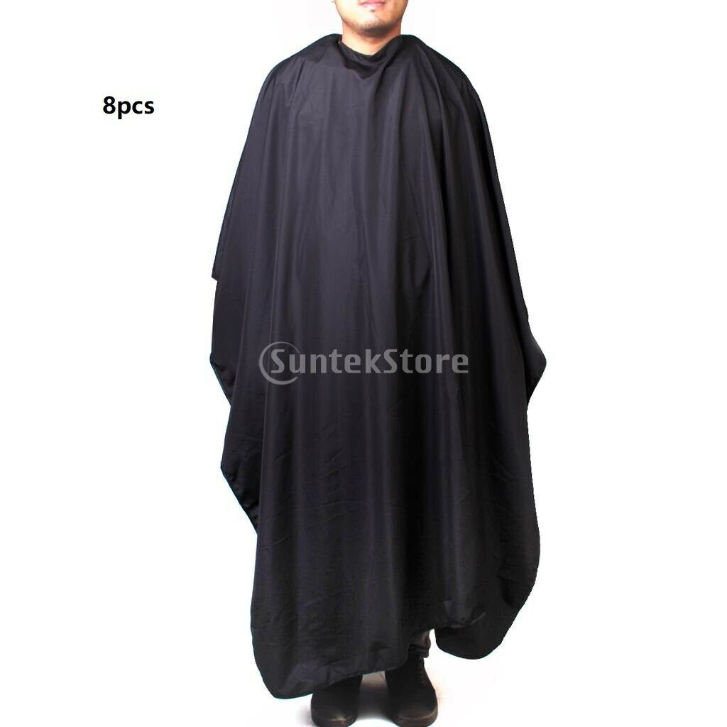 8x 59" x 55" Hair Cut Hairdresser Hairdressing Cape Apron Stretch Out Hand