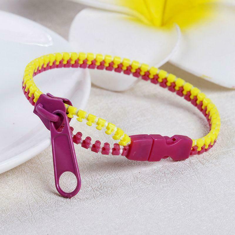 Mixed Color Kids Friendship Fidget Zipper Bracelets Sensory Toys Fashion Jewelry