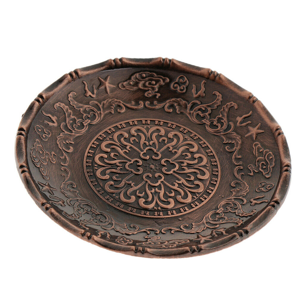 Round Tea Cup Saucer Kung Fu Tea Cup Coaster for Chinese Tea Ceremony Copper