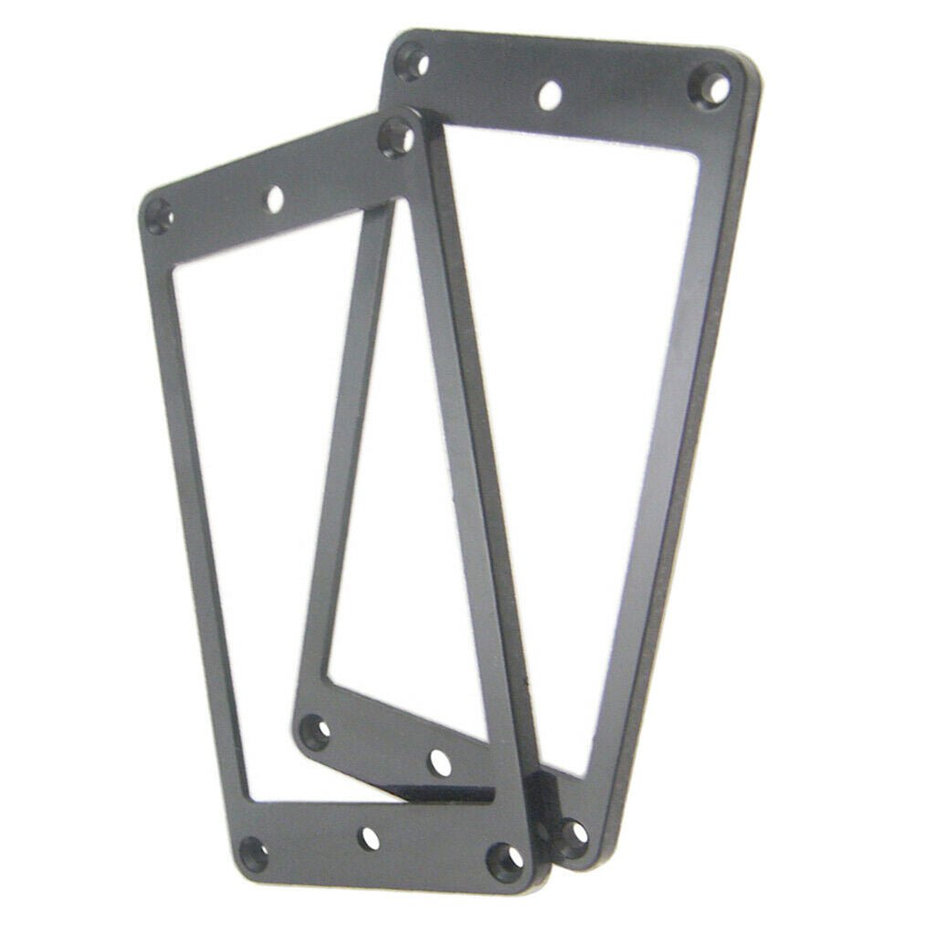 2pcs  Pickup Flat Bottom Frame Neck Bridge for   LP Guitar