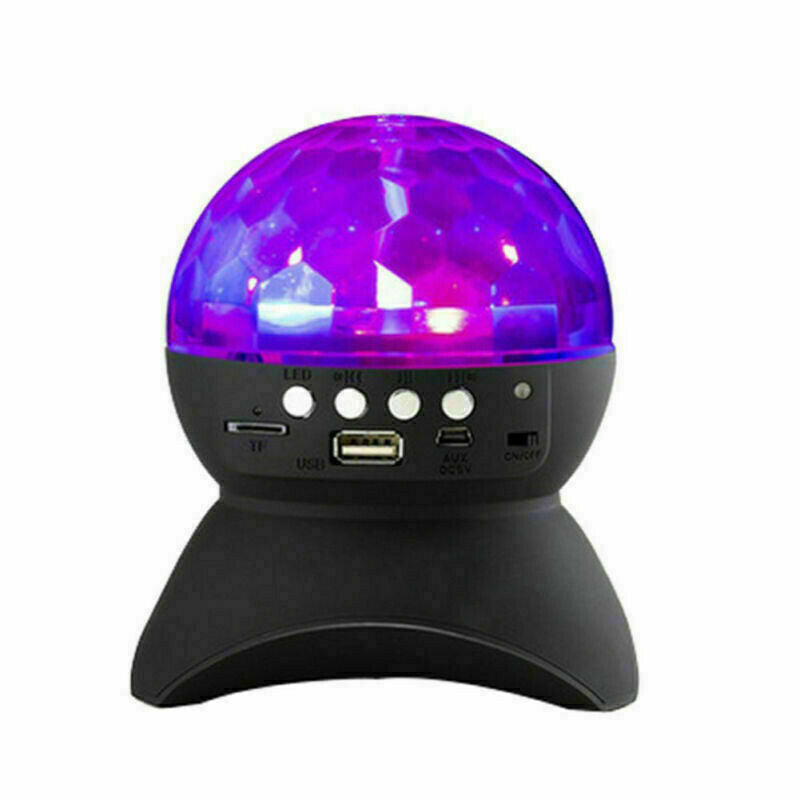 Colorful Wireless Stereo Speaker Party LED Light Lighting FM USB TF Disco Ball