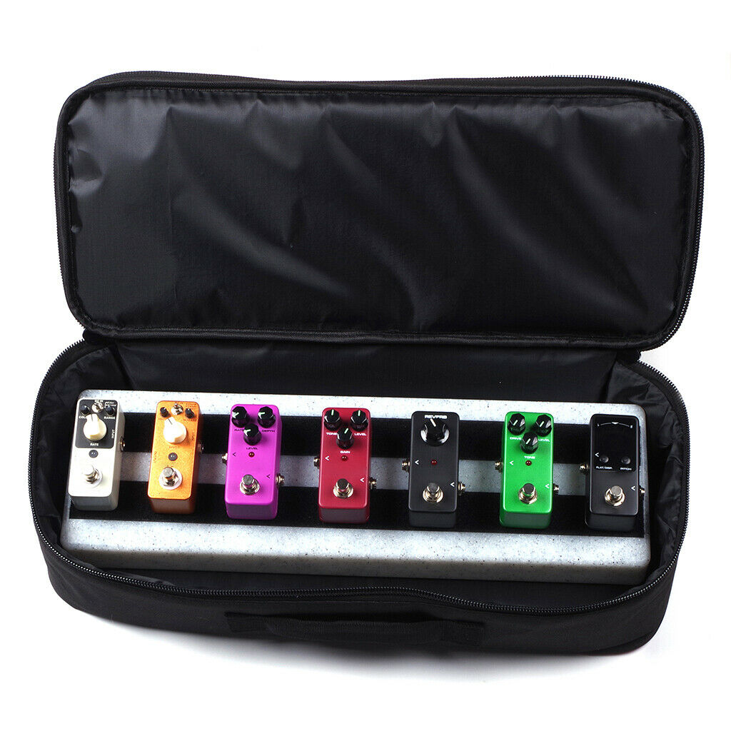 Waterproof Guitar Effects Pedal Board Bag Padded Utility Pedalboard Case
