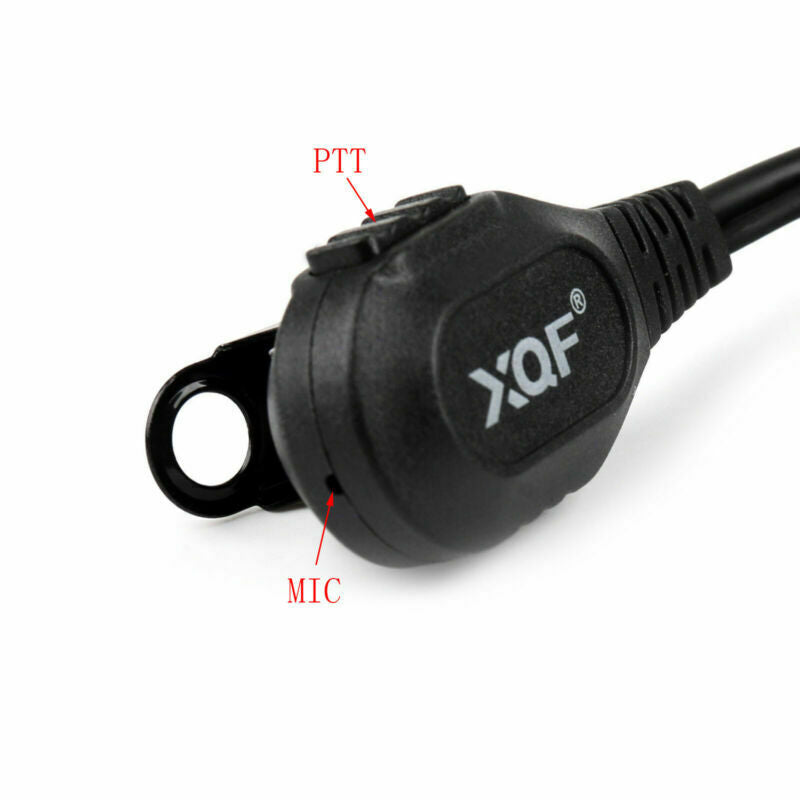 1x G-Shape Earpiece Headset PTT MIC For Kenwood RETEVIS BaoFeng UV5R H777 888s B