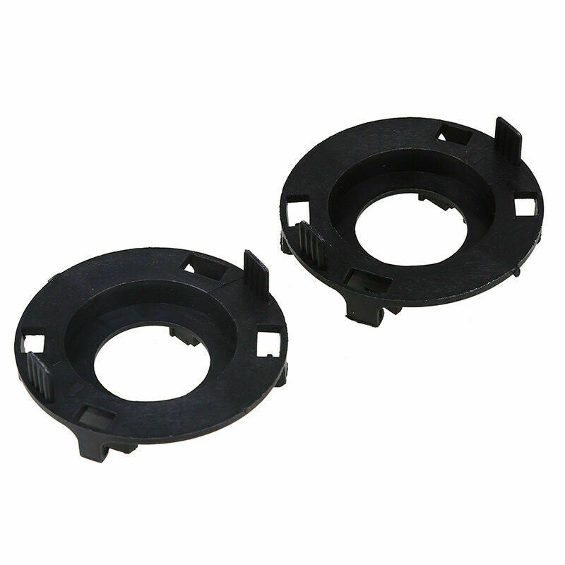 2Pcs H7 LED Headlight Lamp Bulb Base Holder Adapters For Hyundai Kia