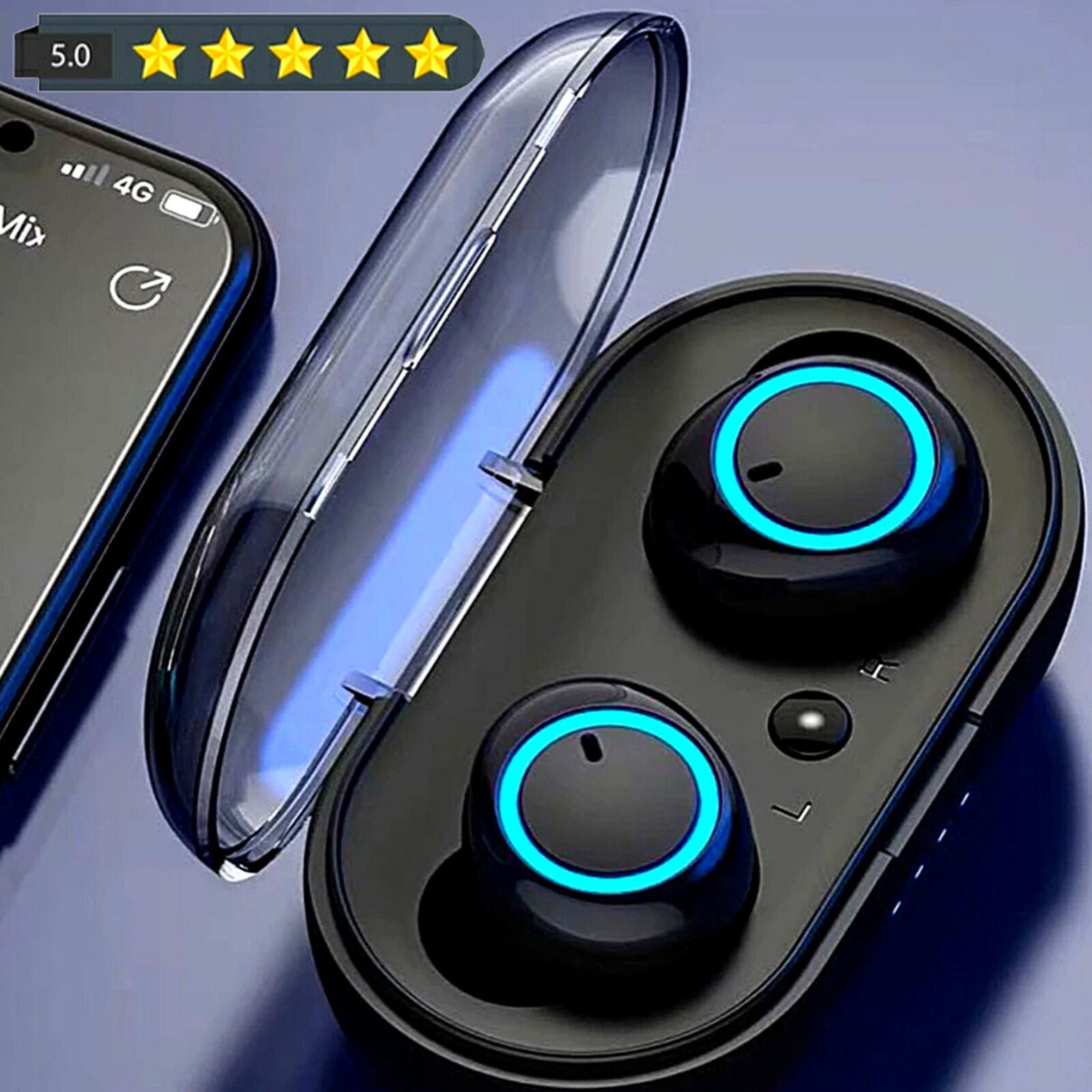 Earbuds Wireless Bluetooth Earphone headset In-Ear Headphones With Charging Case