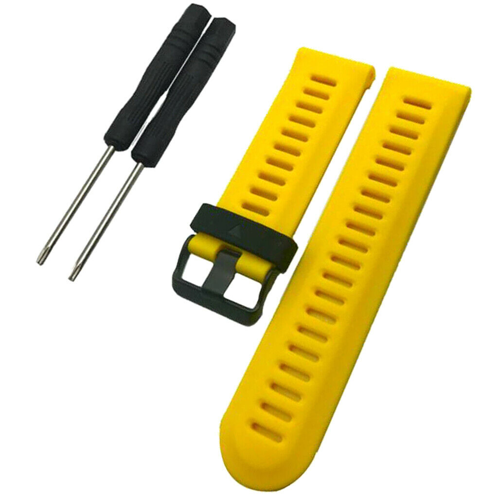 26mm Band for Garmin Fenix Smart Watch Replacement Strap WristBand Yellow