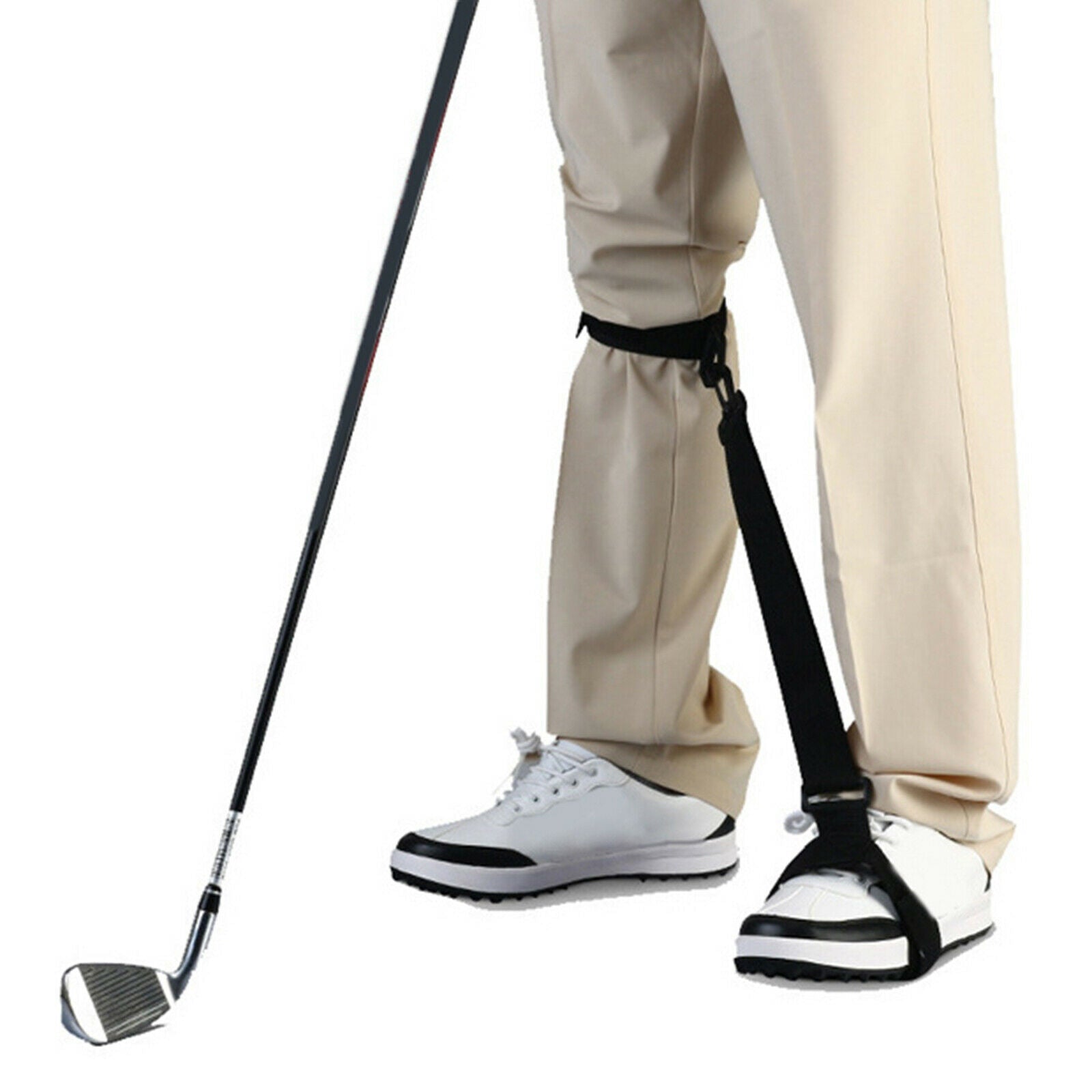 Golf Swing Training Leg Belts Posture Motion Correction Practicing Band