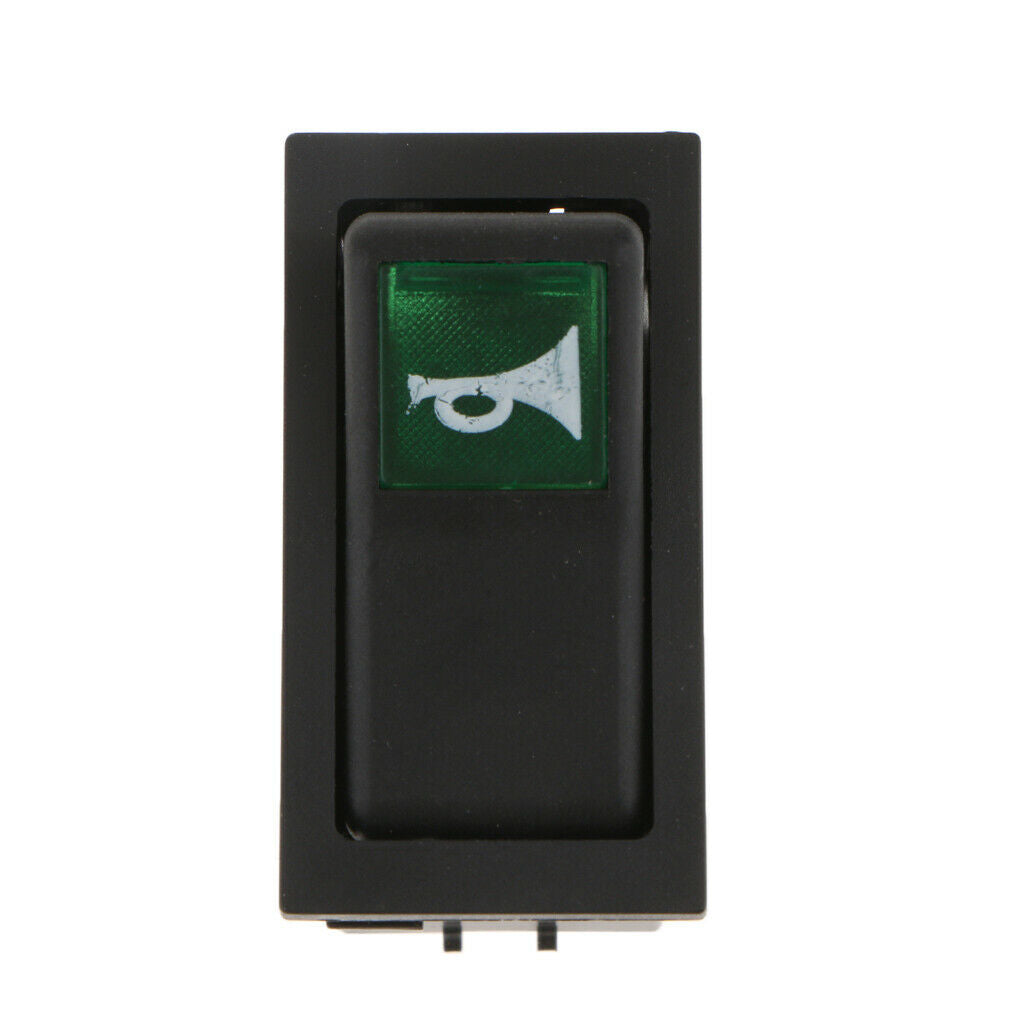 2Pins Car Truck Engineering Train Horn Rocker Toggle Switch On Off Button
