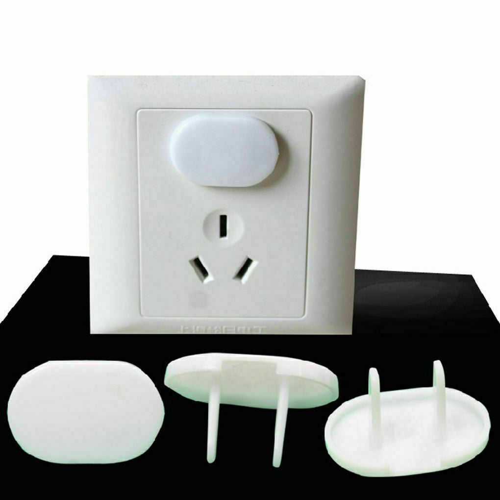20X White Power Socket Outlet Plug Protective Cover Baby Safety Protector New