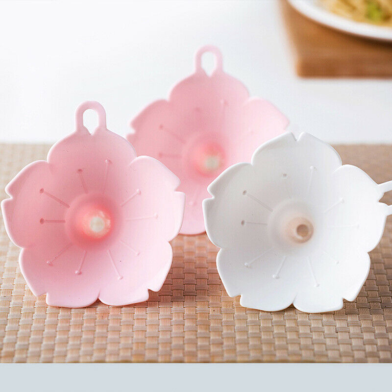 2pcs/set Kitchen Cherry Blossom Style Funnels Oil Condiments Liquid Dispe.l8