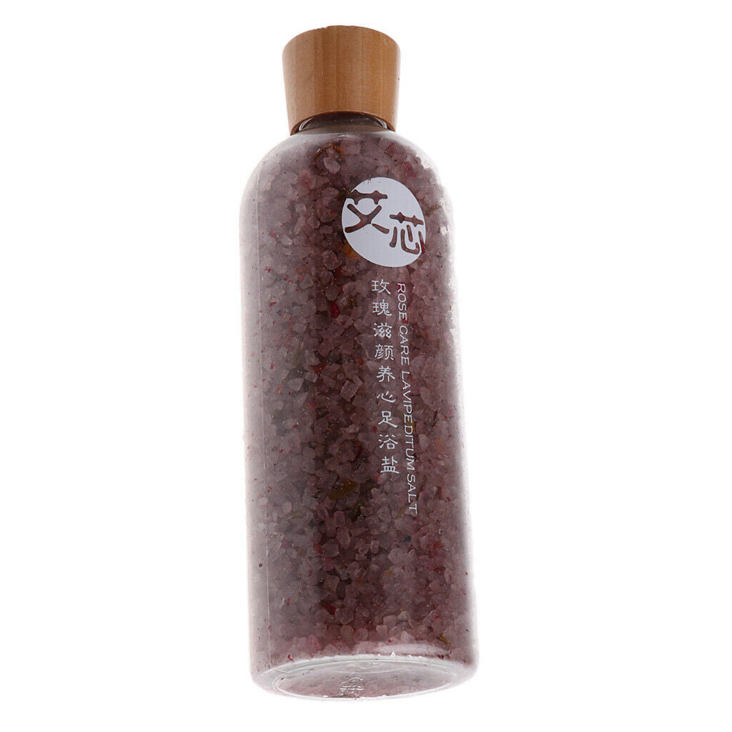 420g Pedicure Foot Soak Callus Hard Dead Skin Remover Bath Salt Rose