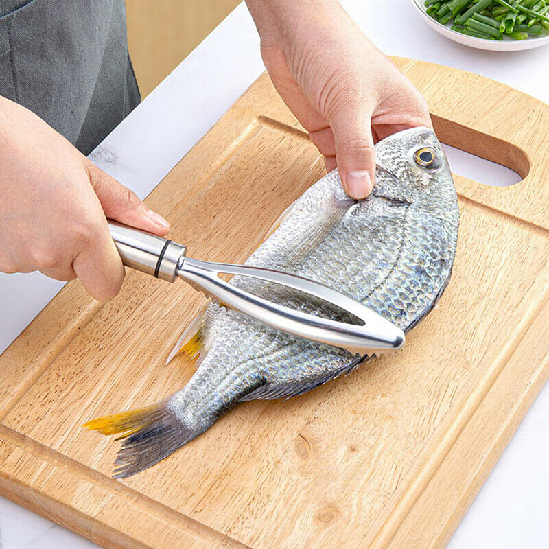 Fish Scales Skin Brush Scraping Cleaning Tool Graters Fish Cleaning PeelerBDAU