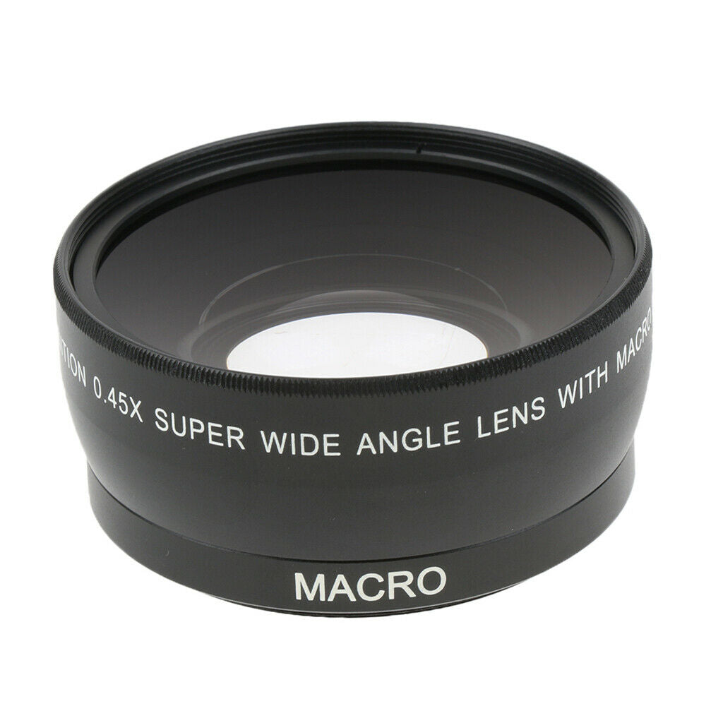 55mm 0.45x Wide Angle Lens with Macro for Canon   Sony Digital Cameras