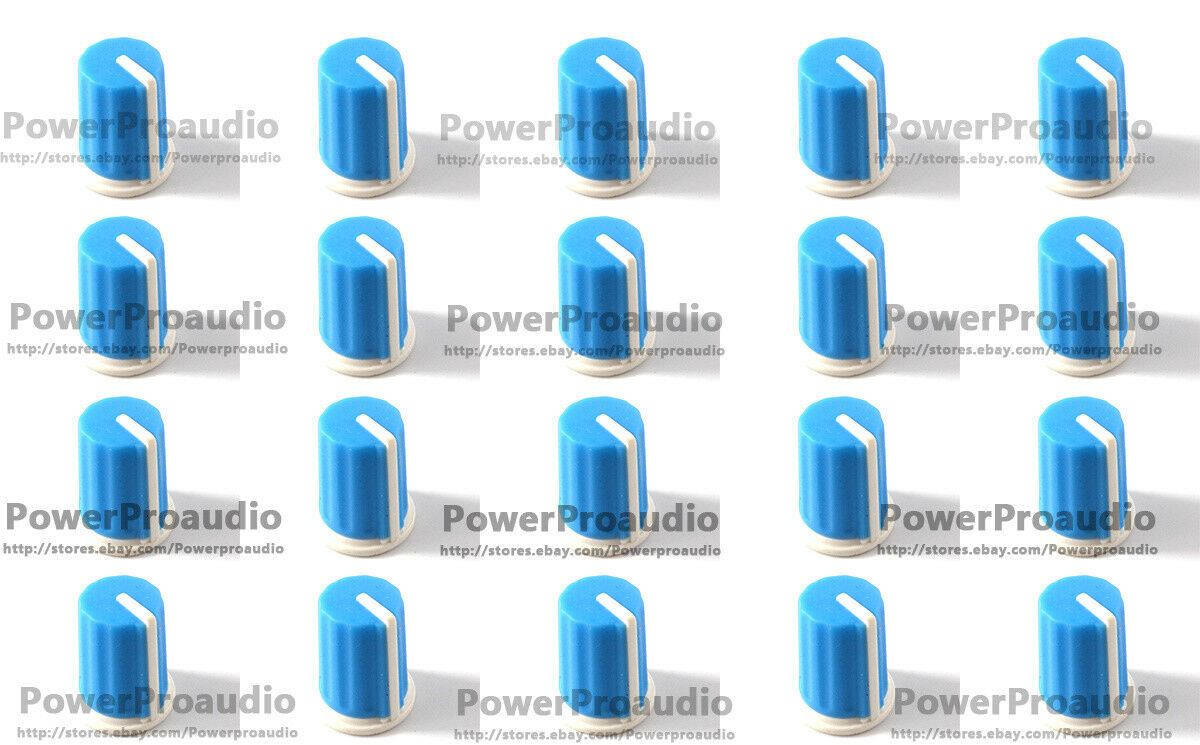 20PCS Blue EQ Rotary Knob DAA1176 DAA1305 BLACK For Pioneer DJM800 900 2000 NXS