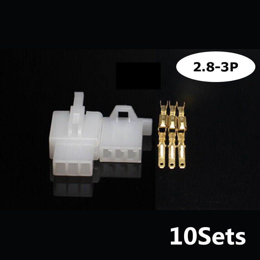 50Sets Automotive Electrical 2.8mm 2 3 4 6 9 Pin Way Car Wire Connector Terminal
