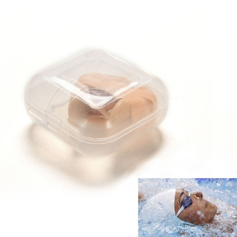 Increase comfort in the water 1PC New Latex Rubber Covered Swimming Nose Clip Tt