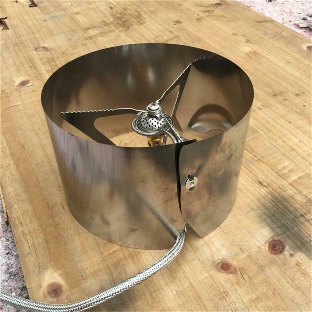 Lightweight Titanium Windshield Shelter Outdoor Camping Gas Stove From Wind