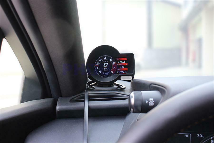 Car OBD2 Gauge Code Reader Trip Computer Speed Voltage Meter Fuel Water 6 Kinds