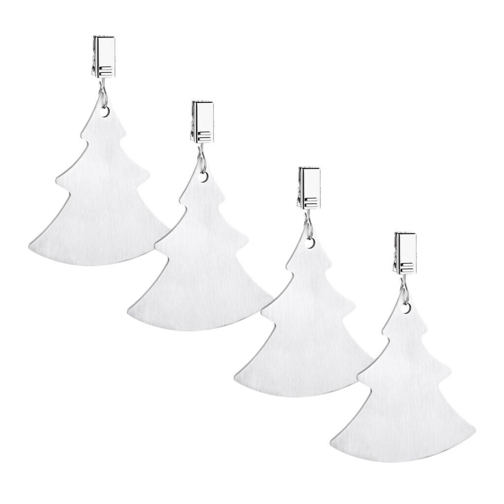 4Pcs Stainless Steel Tablecloth Clip Creative Table Cloth  For Picnic