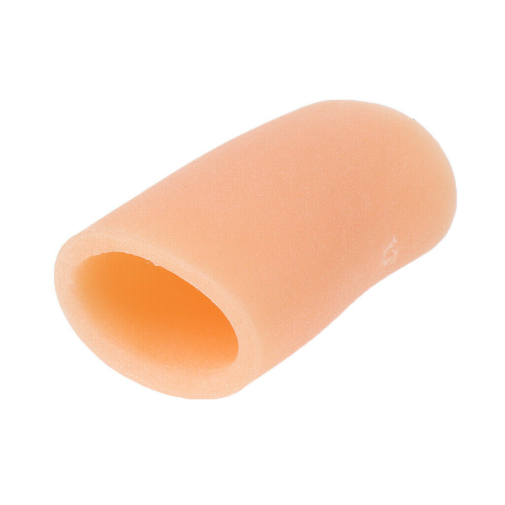 40 Pcs Toe Silicone Gel Pain Protector Open Toe Sleeve Tube Corn Cushion   S