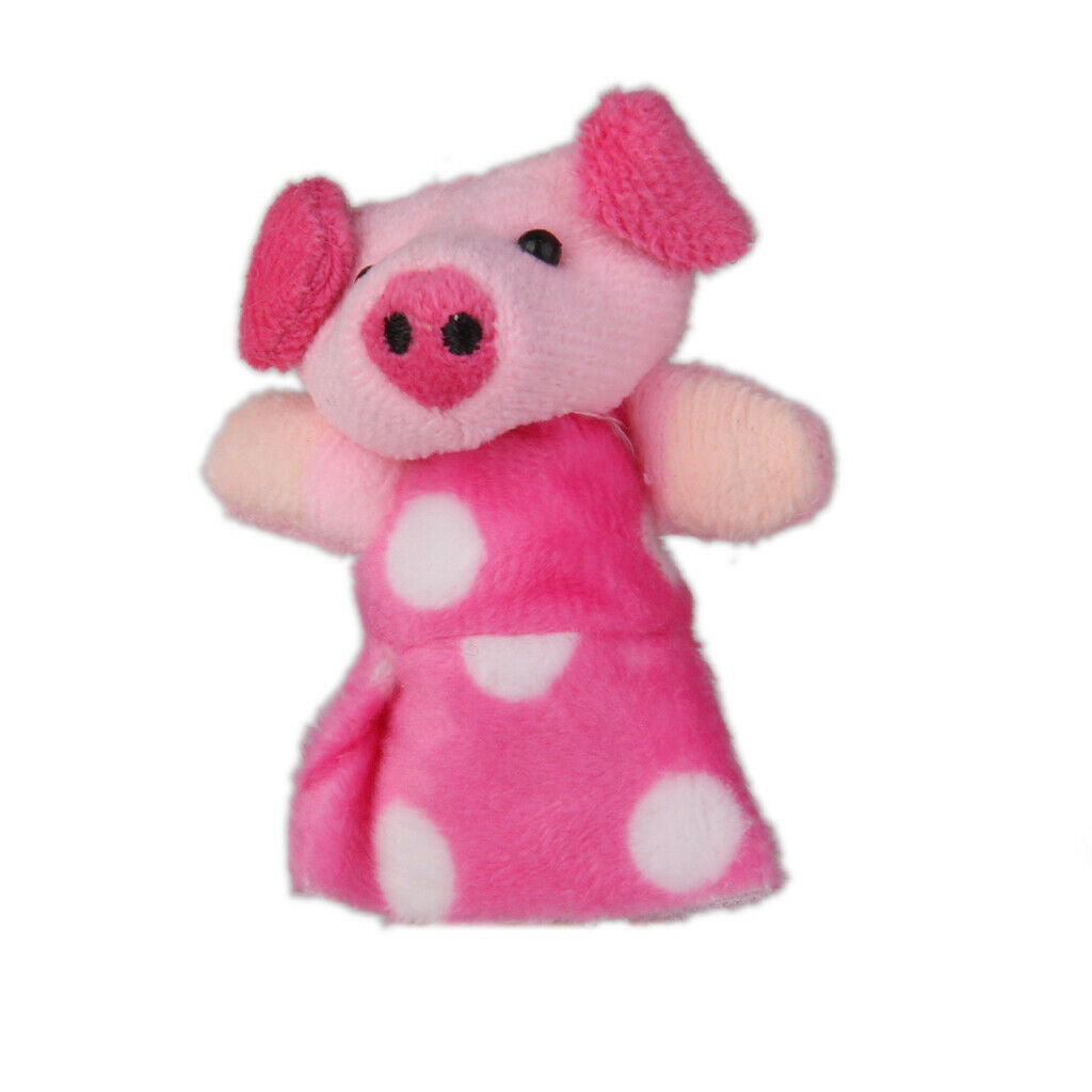 Three Little Pigs Farm Animals Finger Puppets Aids Role Play Playkit Favor