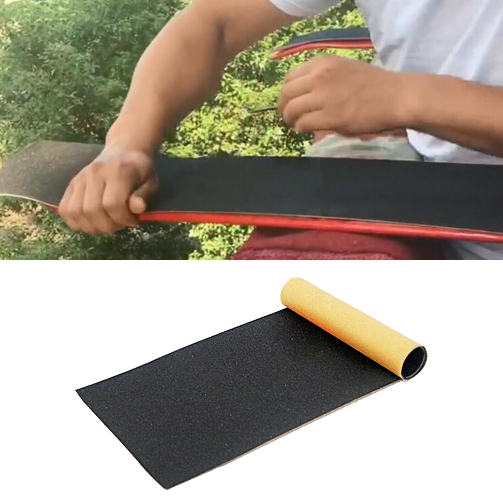 Skateboard Longboard Skate Grip Tape Sandpaper Sheet Waterproof Scooters