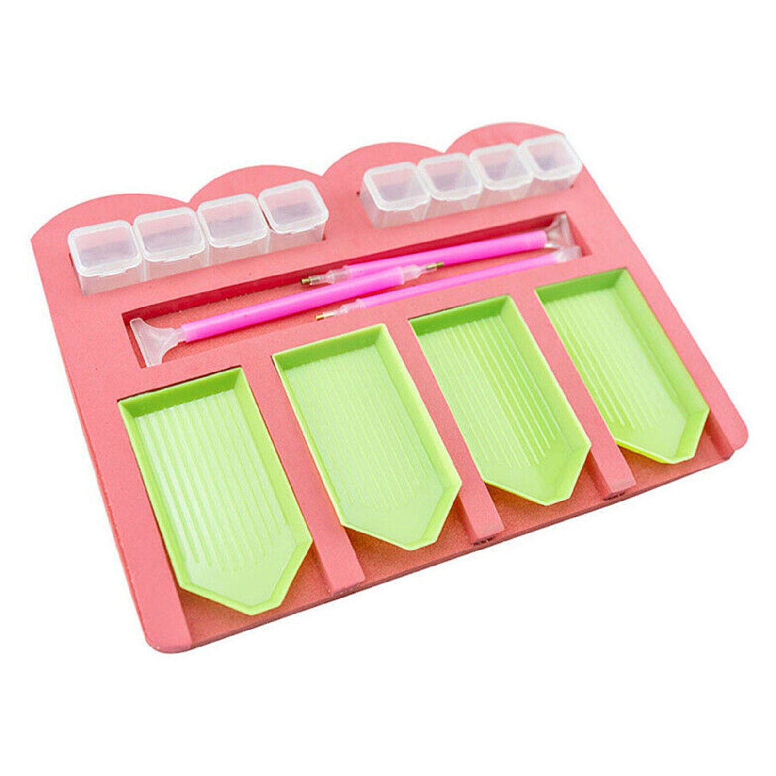4 Grid Tool Accessory Box Tray For 5D Diamond Painting DIY Diamond Embroidery