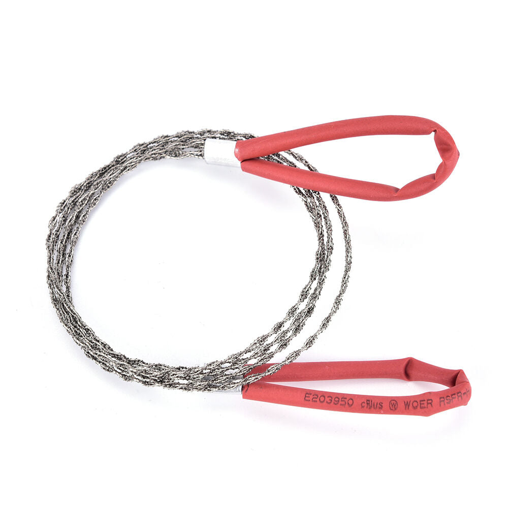 1X Outdoor Camping Hiking Manual Hand Steel Rope Chain Saw Portable Practical WF