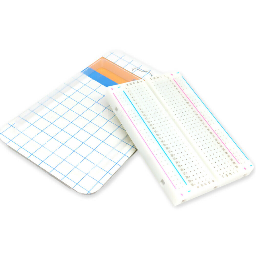 Universal 8.5x5.5cm 400 Solderless PCB Mini Breadboard Test Protoboard for Bus