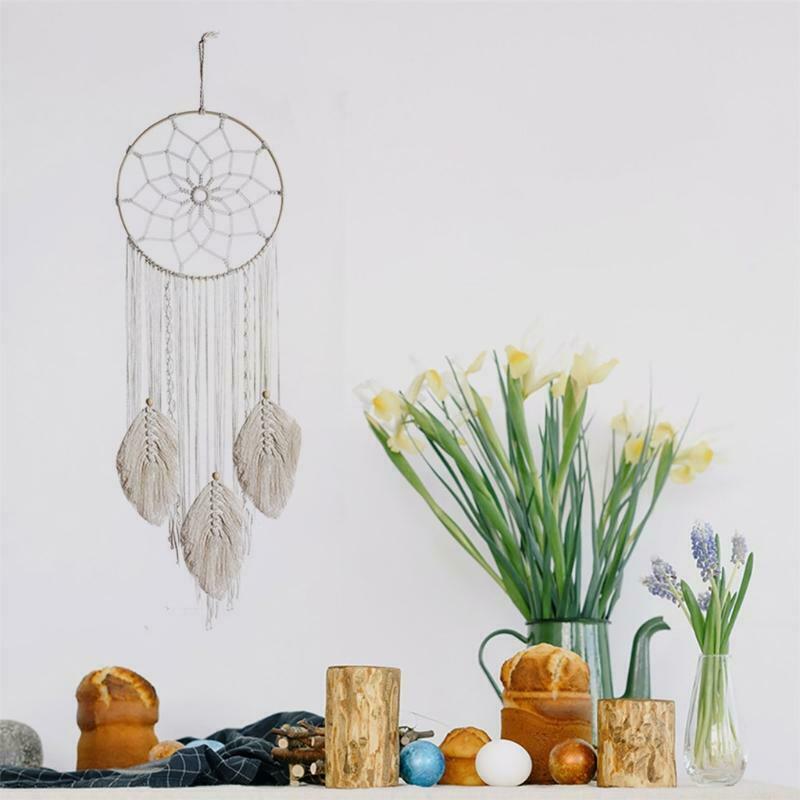 36.6x11.8in Dream Catcher Large Boho Wall Hanging Decor Woven Tapestry Handmade