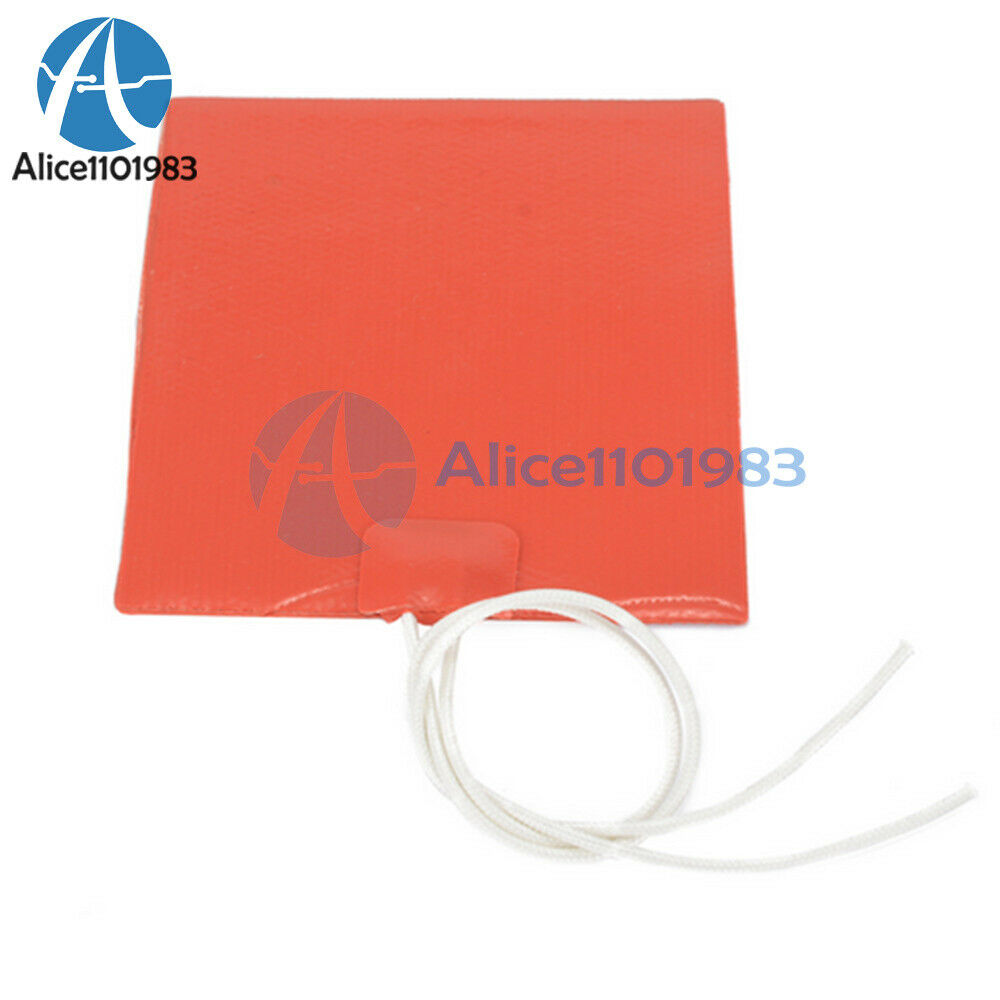 12V 12W Silicone Heating Panel Constant Temperature Heater Plate 100 x 120 mm