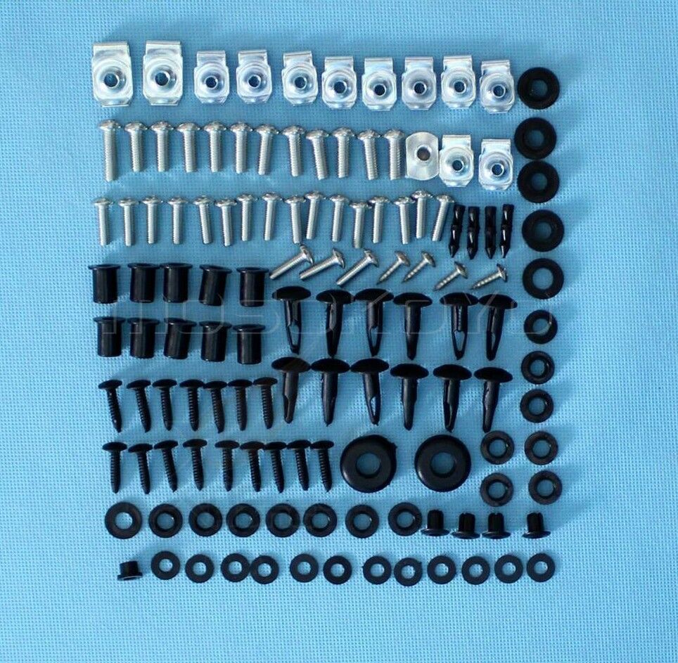 109Pcs Fairing Bolt Kit Body Work Screws For Suzuki GSX-R 600 750 06 2007 CD BK