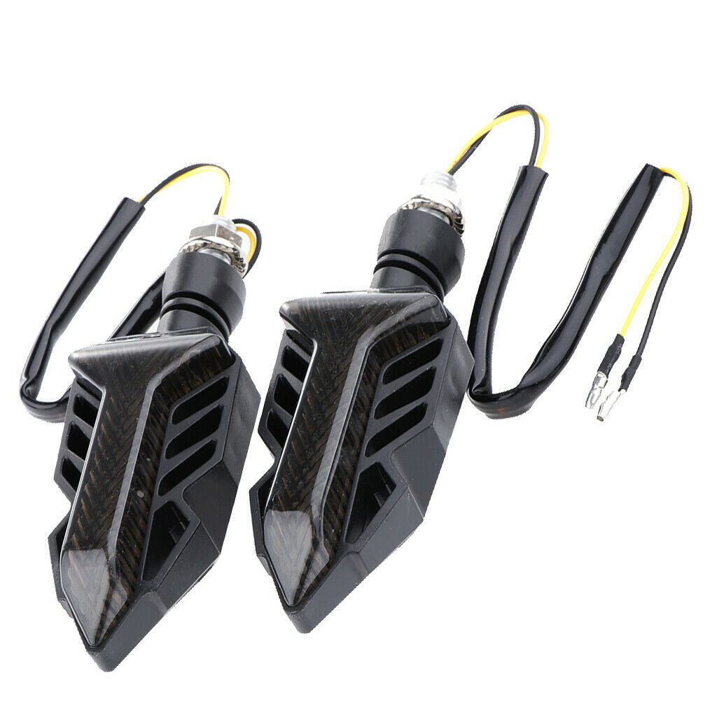 Flowing Water Running Lamp Turn Signal Light for Motorcycle Black + Red