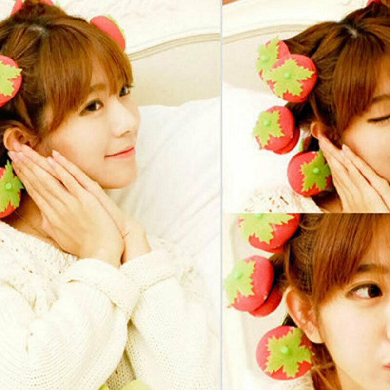 6Pcs Magic Hair Curlers Rollers Curler Soft Sponge Foam Balls Curling Rol.l8