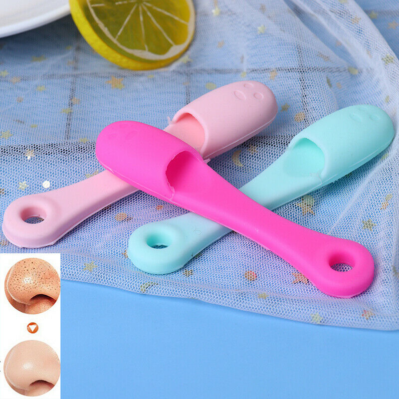 Silicone Blackhead Remover Brush Facial Clean Cleanser Face Nose Pore CleaneBDD