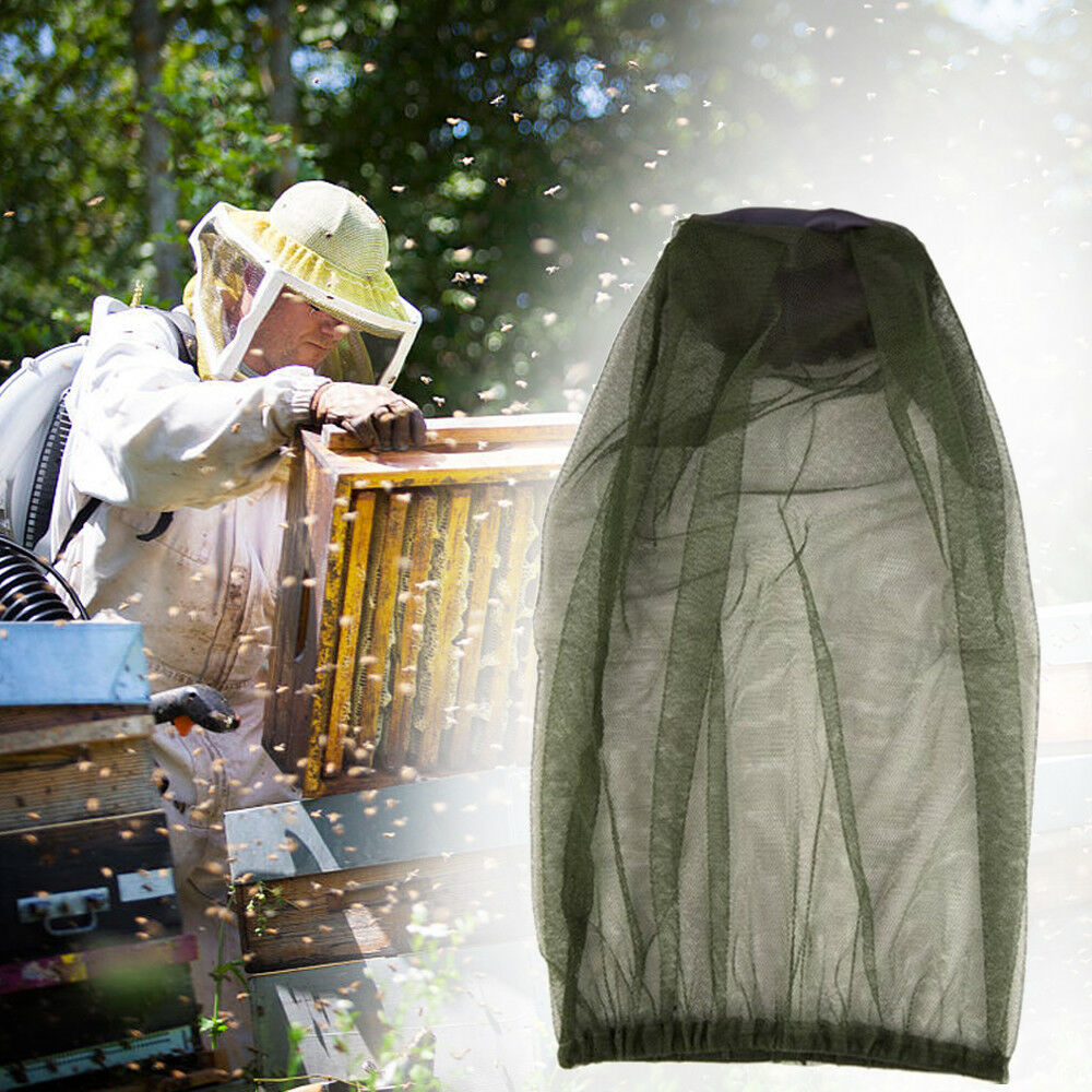 Anti-bite Screen Hat Fly Insect Bee Cover Face Protect Hat Net Camouflage Smock