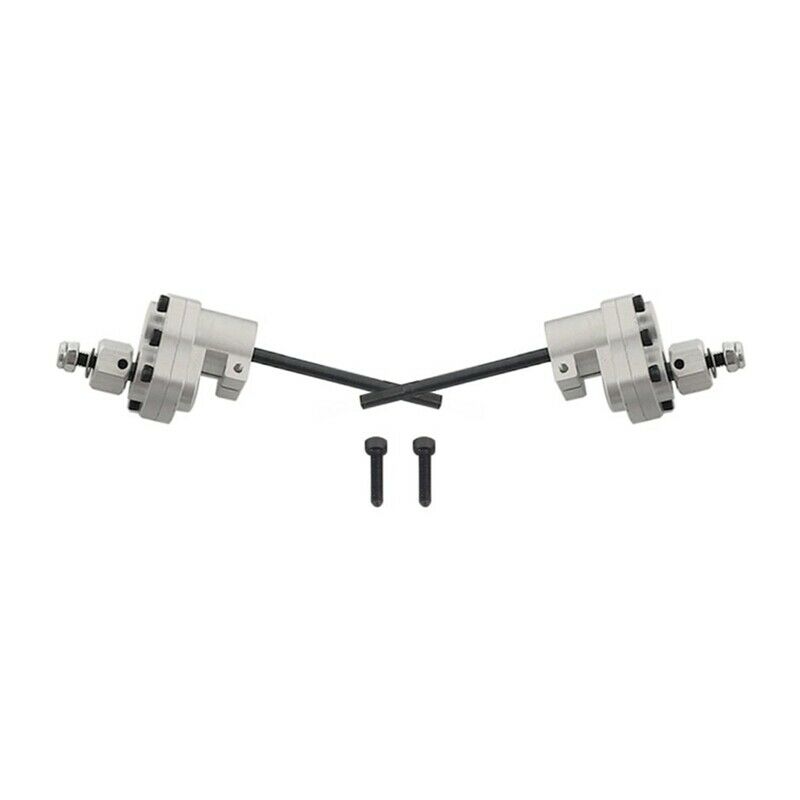 2X(Aluminum Alloy Portal Front Rear Axles with Stee Link for 1/10 RC Cler AE6O3)