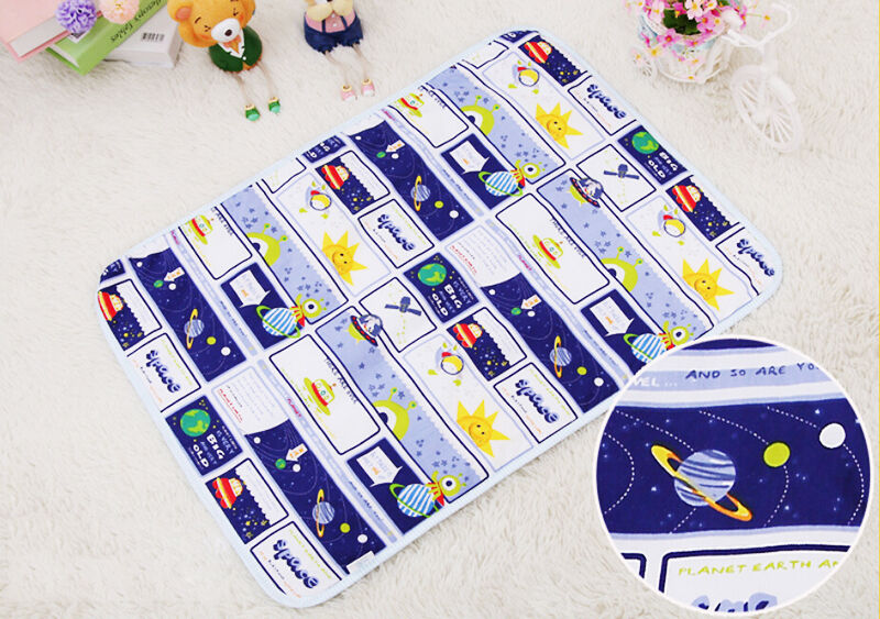 Waterproof Changing Diaper Pad Cotton Washable Infant Baby Urine Mat Napp.l8