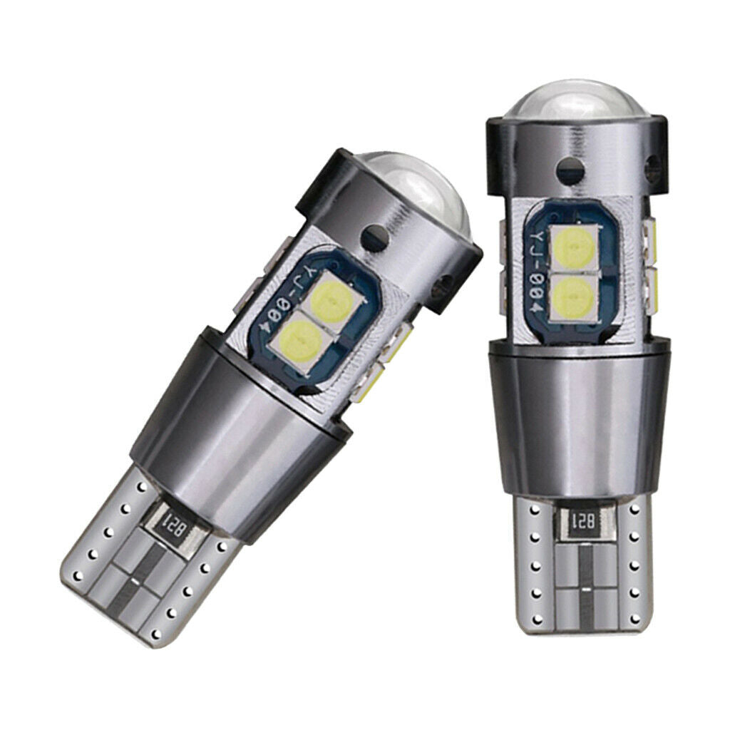 Pair T10-3030-10SMD 6000K White 1200LM LED High Low