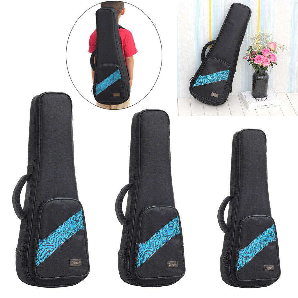 Ukulele Gig Bag Soft Padded Carrying Protect Backpack for Ukulele 21 Inch