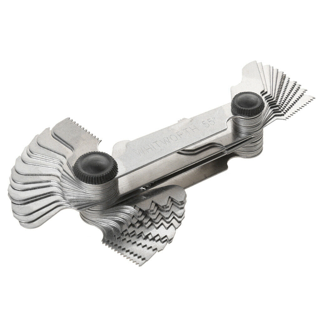Whitworth Metric 55 60 Degree American Thread Pitch Gage Stainless Steel