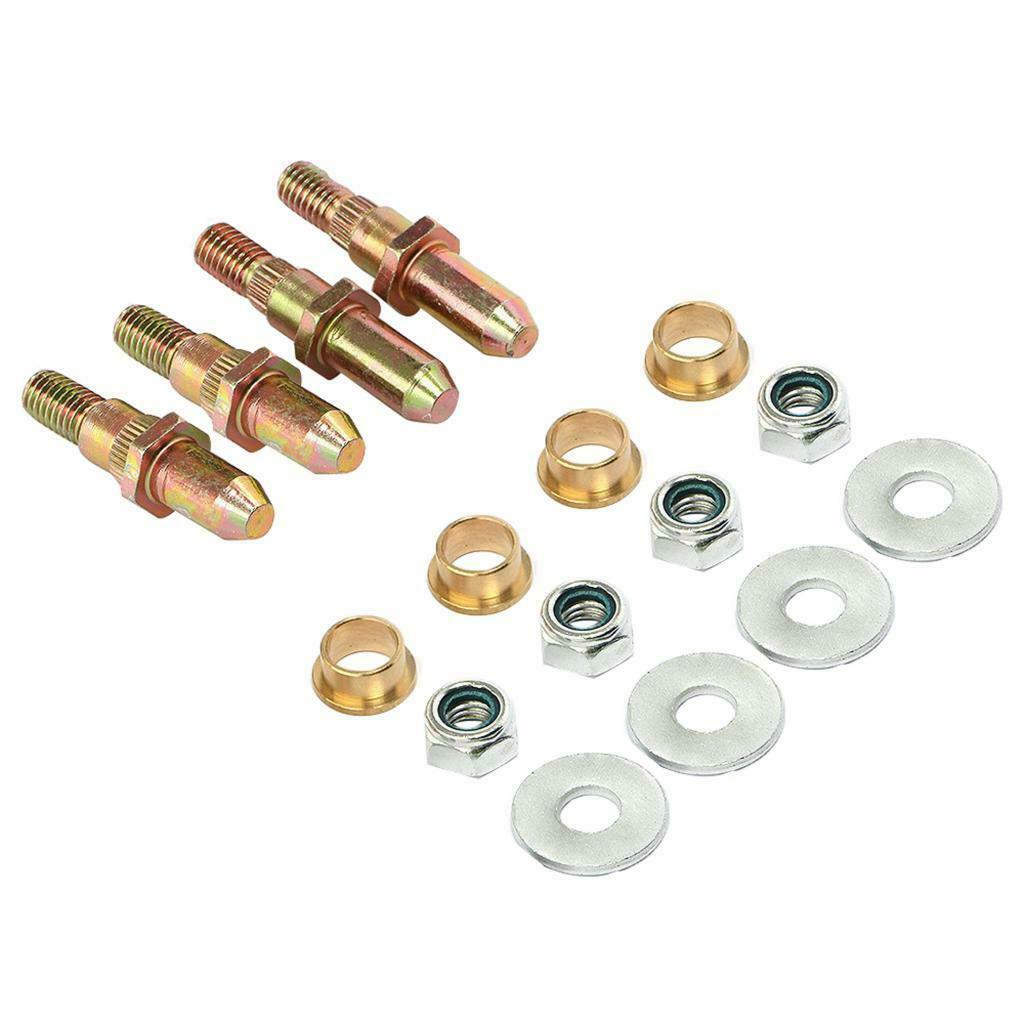 Door Door Hinge Pins and Bushing Repair Set 4 Pins 2 Door Fits Chevy Truck