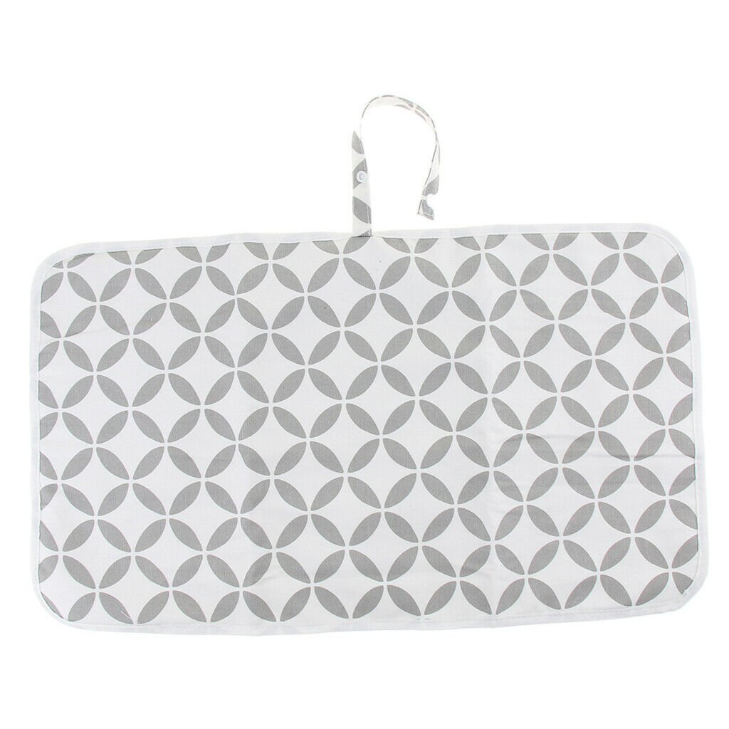 Compact Foldable Portable Travel Mat for Children - White, as described