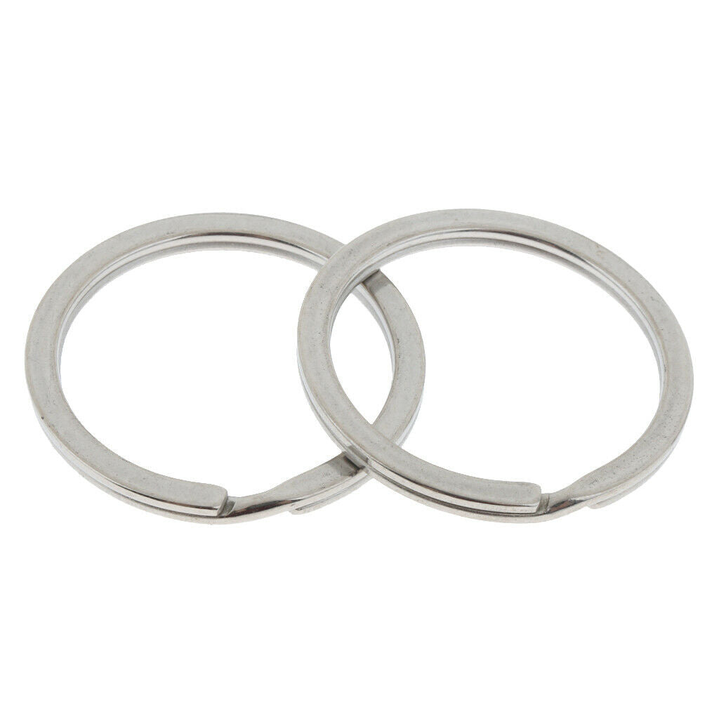 20pcs Key Ring 20mm 35mm Swimming Yachting Key Chain Split Keyring Lot DIY