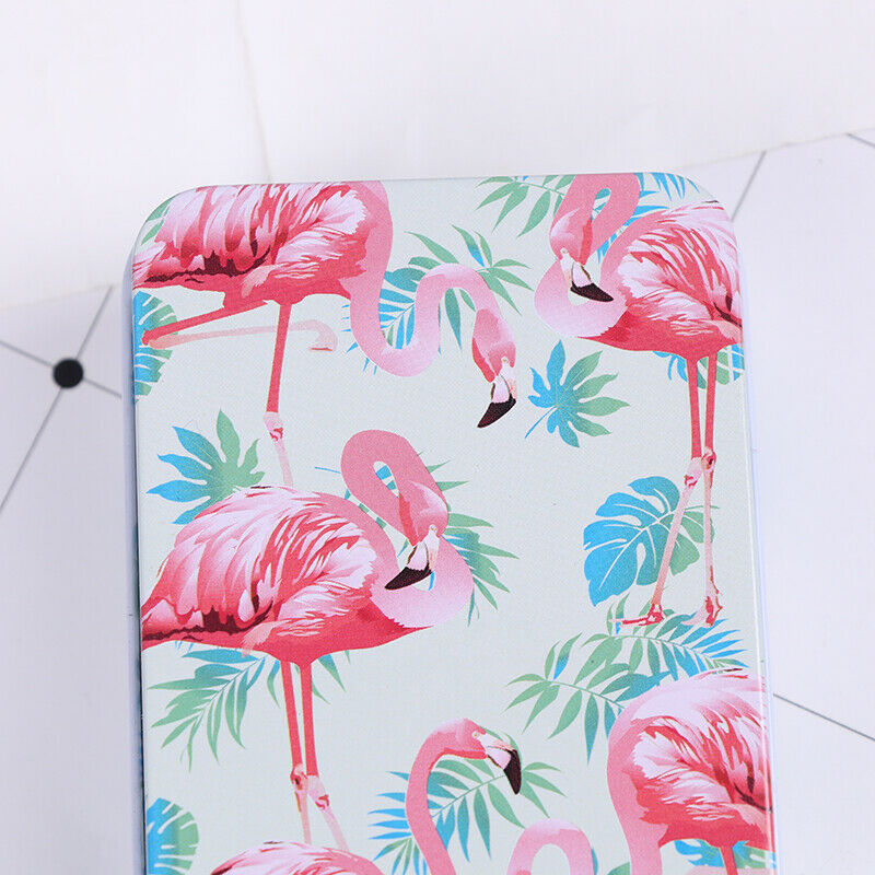Flower Tin Trinket Coin Box Jewelry Storage Case Gifts Packing 90x65x25.l8
