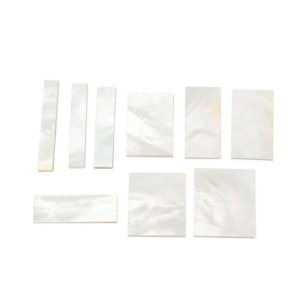 DIY Inlays Material White Shell Block for Guitar Fingerboard Guitar Neck